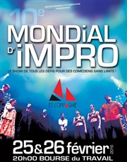 10 ème mondial d'improvisation Bourse du Travail Lyon Affiche