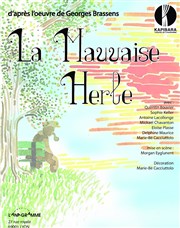 La Mauvaise Herbe | d'après l'oeuvre de Georges Brassens Thtre de l'Anagramme Affiche