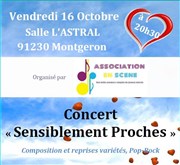 Concert Sensiblement Proches L'Astral Affiche