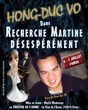 Recherche martine désepérément Thtre de L'Orme Affiche