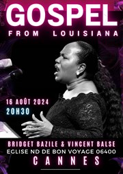 Gospel from Louisiana Bridget Bazile & Vincent Balse Eglise Notre Dame de Bon Voyage Affiche