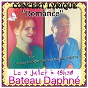 Romance, concert lyrique Bateau Daphn Affiche