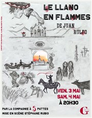 Le llano en flammes Grenier Thtre Affiche