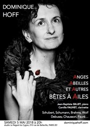 Concert Conté de Dominique Hoff : Anges, Abeilles, et autres bêtes à ailes Studio Le Regard du Cygne Affiche