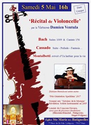 Récital de Violoncelle Eglise Sainte Marie des Batignolles Affiche