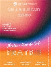 Fratrie Thtre Ainsi de suite Affiche