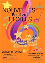 Festival nouvelles étoiles Eglise Sainte lisabeth de Hongrie Affiche