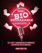 Cabaret Bio dégradable : les écrits restent... Thtre Tristan Bernard Affiche