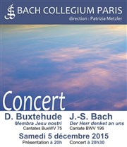 Bach & Buxtehude Temple de l'Etoile Affiche