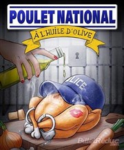 Poulet National à l'Huile d'Olive Paradise Rpublique Affiche