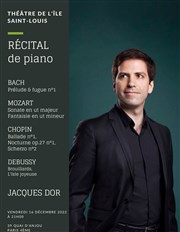 Jacques Dor : Récital Bach, Mozart, Chopin, Debussy Thtre de l'Ile Saint-Louis Paul Rey Affiche