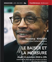 Conférence-dédicace de Yasmina Khadra Mdiathque Enghien-les-Bains Affiche