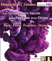 Les Grands Airs Sacrés pour Soprano avec Orgue Eglise Notre Dame de la Salette Affiche