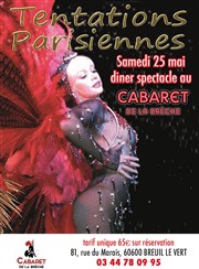 Tentations parisiennes Cabaret de la brche Affiche