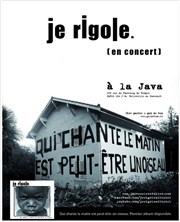 Je rigole | 1ère partie : guL de boA La Java Affiche