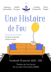 Une Histoire de fou Thtre du Gai Savoir Affiche