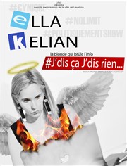 Ella Kelian dans J'dis ça j'dis rien Conservatoire Maurice Ravel Affiche