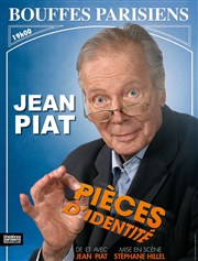 Pièces d'identité | avec Jean Piat Thtre des Bouffes Parisiens Affiche