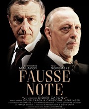 Fausse note | avec Christophe Malavoy et Tom Novembre Espace thtre Bernard Palissy Affiche