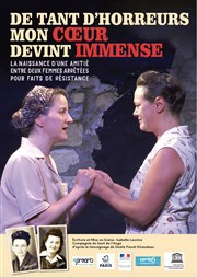 De tant d'horreurs mon coeur devint immense Thtre Le Petit Manoir Affiche