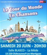 Le tour du monde en chansons Espace Michel Blasco Affiche