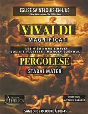 Magnificat de Vivaldi / Stabet Mater de Pergolese Eglise Saint Louis en l'le Affiche