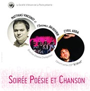 Soirée poésie et chanson Studio Raspail Affiche