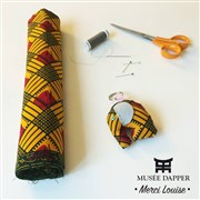 Atelier Do it Yourself : création d'un porte-clés en tissu wax Muse Dapper Affiche