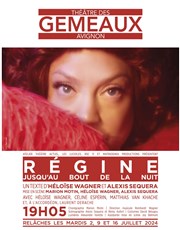 Régine, jusqu'au bout de la nuit Thtre des Gmeaux - salle des Colonnes Affiche