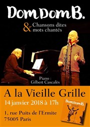 Chansons dites et Mots chantés Thtre de la Vieille Grille Affiche