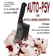 Auto-psy de petits crimes innocents Thtre Pixel Affiche