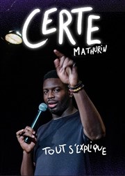 50 minutes avec Certe Mathurin Micro Comedy Club Affiche