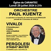 Orchestre Paul Kuentz : Vivaldi / Pergolesi | Carantec Eglise Saint Carantec Affiche