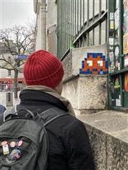 Visite guidée : Chasse aux Space Invaders et Balade Street-art à Montmartre | par Camille Hédouin Pigalle Affiche