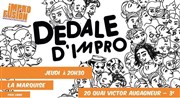 Dédale d'impro : La Marquise / Impro Fusion La Marquise Caf Thtre Affiche