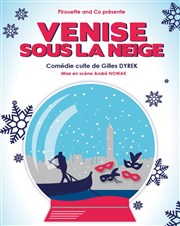 Venise sous la neige Le Pont de Singe Affiche