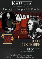 Concert violoncelle et piano Centre Spirituel et Culturel Orthodoxe Russe Affiche