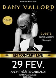 Concert live Dany Vallord Espace Association Garibaldi Affiche