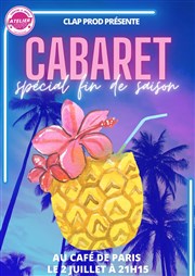 Cabaret d'impro de l'Atelier Off spécial fin de saison Caf de Paris Affiche