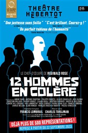 12 hommes en colère Thtre Hbertot Affiche