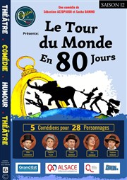 Le Tour du Monde en 80 jours Centre culturel Gilbert Zaug Affiche