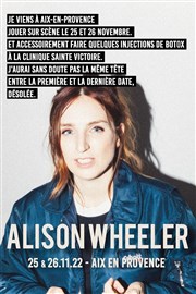 Alison Wheeler La Comdie d'Aix Affiche