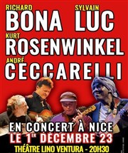 Richard Bona / Sylvain Luc / Kurt Rosenwinkel / André Ceccarelli Thtre Lino Ventura Affiche