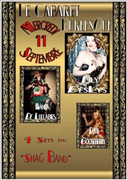 Cabaret burlesque | Revue du mois de septembre Shag Caf Affiche