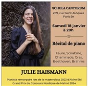 De la musique française à la musique allemande Schola Cantorum Affiche