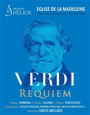 Requiem de Verdi Eglise de la Madeleine Affiche