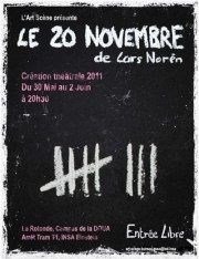 Le 20 Novembre | Villeurbanne Rotonde de l'INSA Affiche