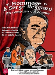 Hommage à Serge Reggiani Grenier Thtre Affiche