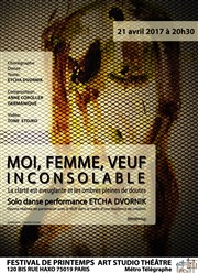 Moi Femme, veuve inconsolable Art Studio Thtre Affiche