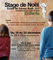 Stage de noël / enseignement par petits groupes / école de butô enfants Ecole de danse But Human Dance Affiche